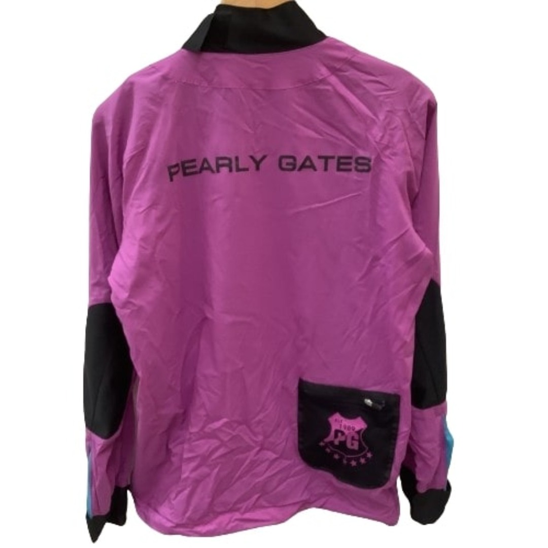 PEARLY GATES(パーリーゲイツ)の♪♪PEARLY GATES パーリーゲイツ メンズ カットソー SIZE 1 パープル メンズのトップス(Tシャツ/カットソー(七分/長袖))の商品写真