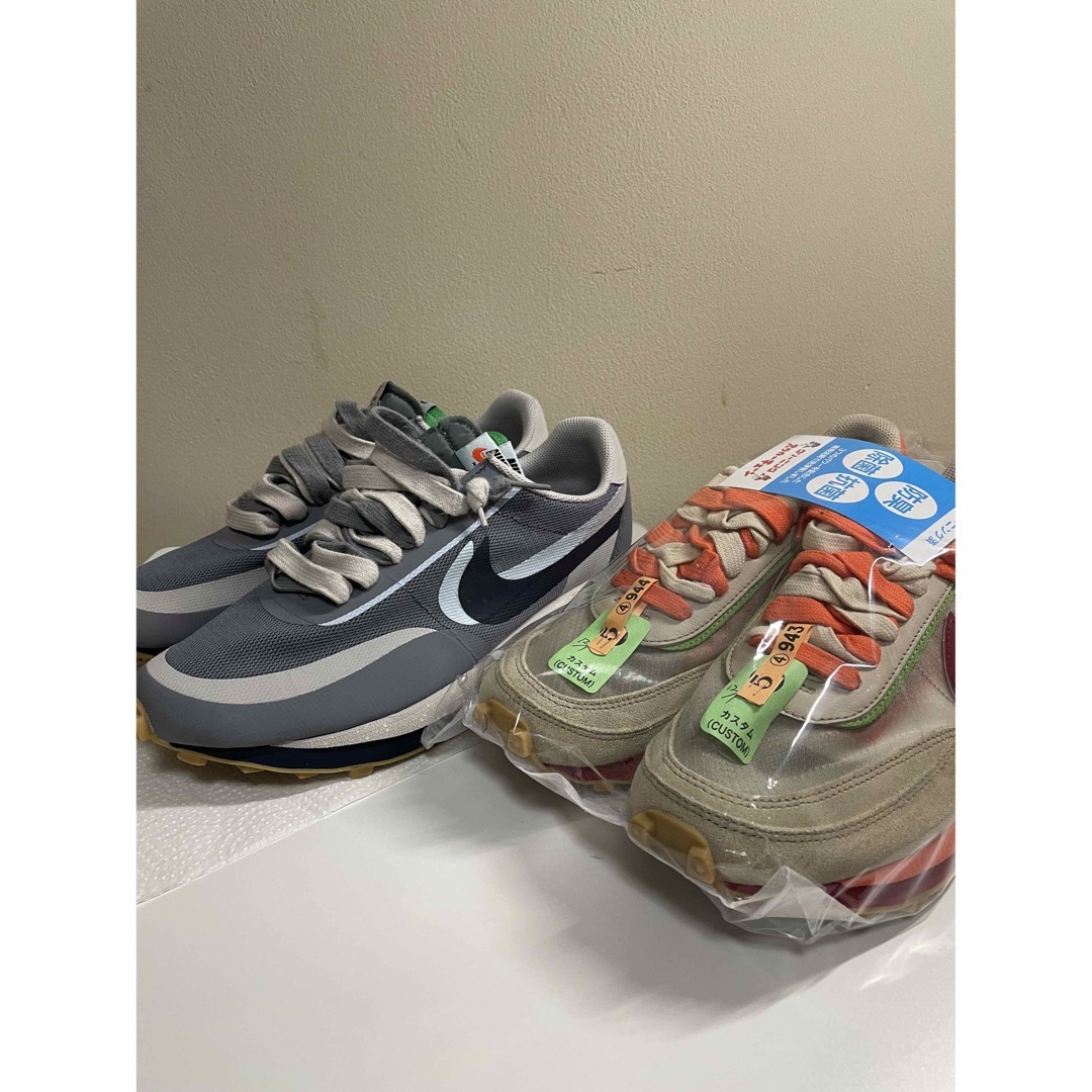 CLOT x Sacai x Nike LD Waffle靴/シューズ