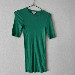 コス(COS)のCOS スリムフィットウールTシャツXS(Tシャツ(半袖/袖なし))
