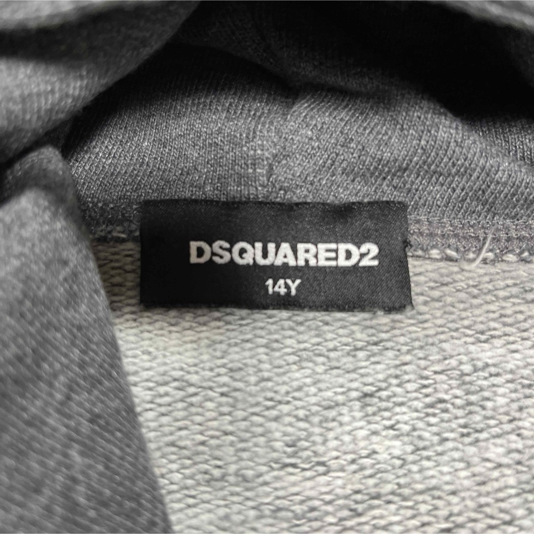 DSQUARED2(ディースクエアード)のdsquared  14Y グレーパーカ キッズ/ベビー/マタニティのキッズ服男の子用(90cm~)(ジャケット/上着)の商品写真