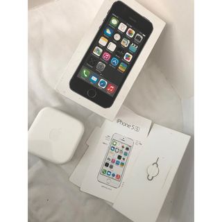 iPhone5 空箱 ピン イヤホンケース付(iPhoneケース)