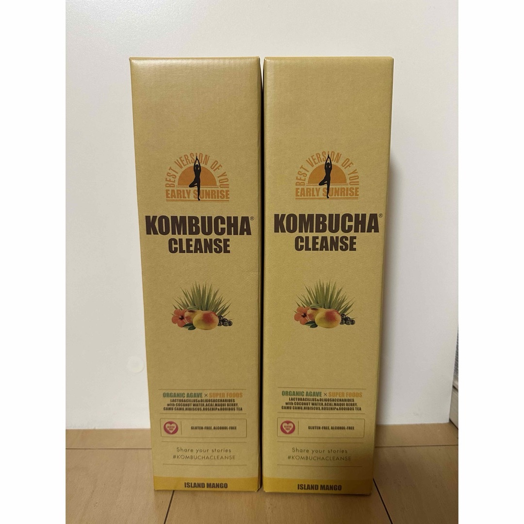 KOMBUCHA CLEANSE(コンブチャクレンズ)のコンブチャクレンズ 720ml×2本 コスメ/美容のダイエット(ダイエット食品)の商品写真
