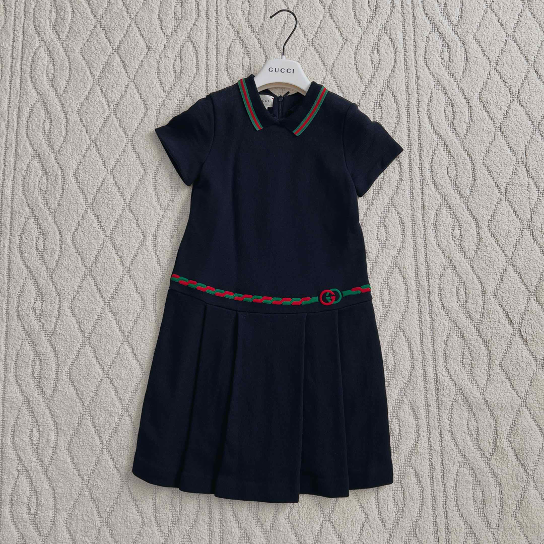 Gucci(グッチ)の【美品】GUCCI チルドレン　8 130 キッズ/ベビー/マタニティのキッズ服女の子用(90cm~)(ワンピース)の商品写真