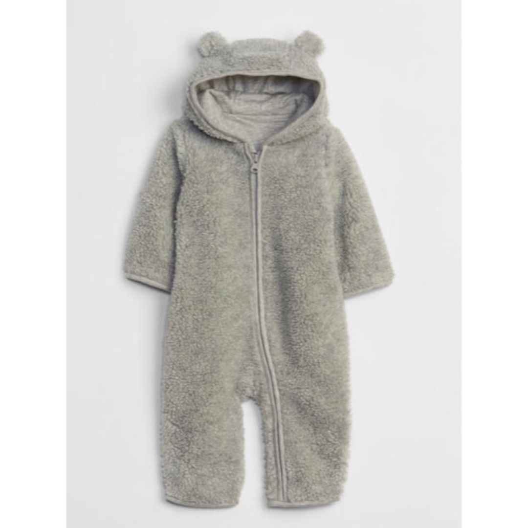 babyGAP(ベビーギャップ)のbaby gap くま耳ボア　カバーオール キッズ/ベビー/マタニティのベビー服(~85cm)(カバーオール)の商品写真