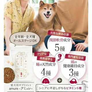 アミュレ 犬用サプリメント 関節サポート 瞳ケア 頭の健康維持の通販