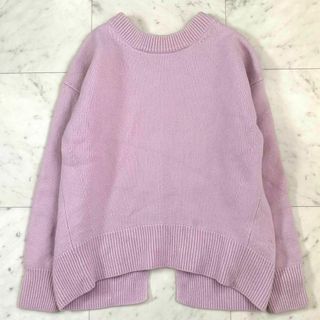 ユナイテッドアローズグリーンレーベルリラクシング(UNITED ARROWS green label relaxing)の人気！グリーンレーベルリラクシング クルーネックニット 毛100％ ピンク(ニット/セーター)