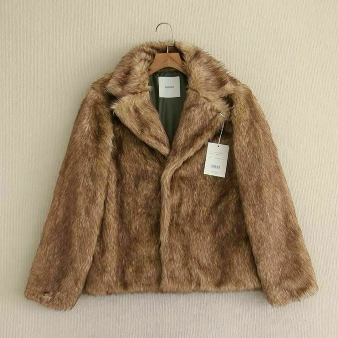 ACLENT Stand collar volume fur blousonの通販 by ほぼ全品即日発送