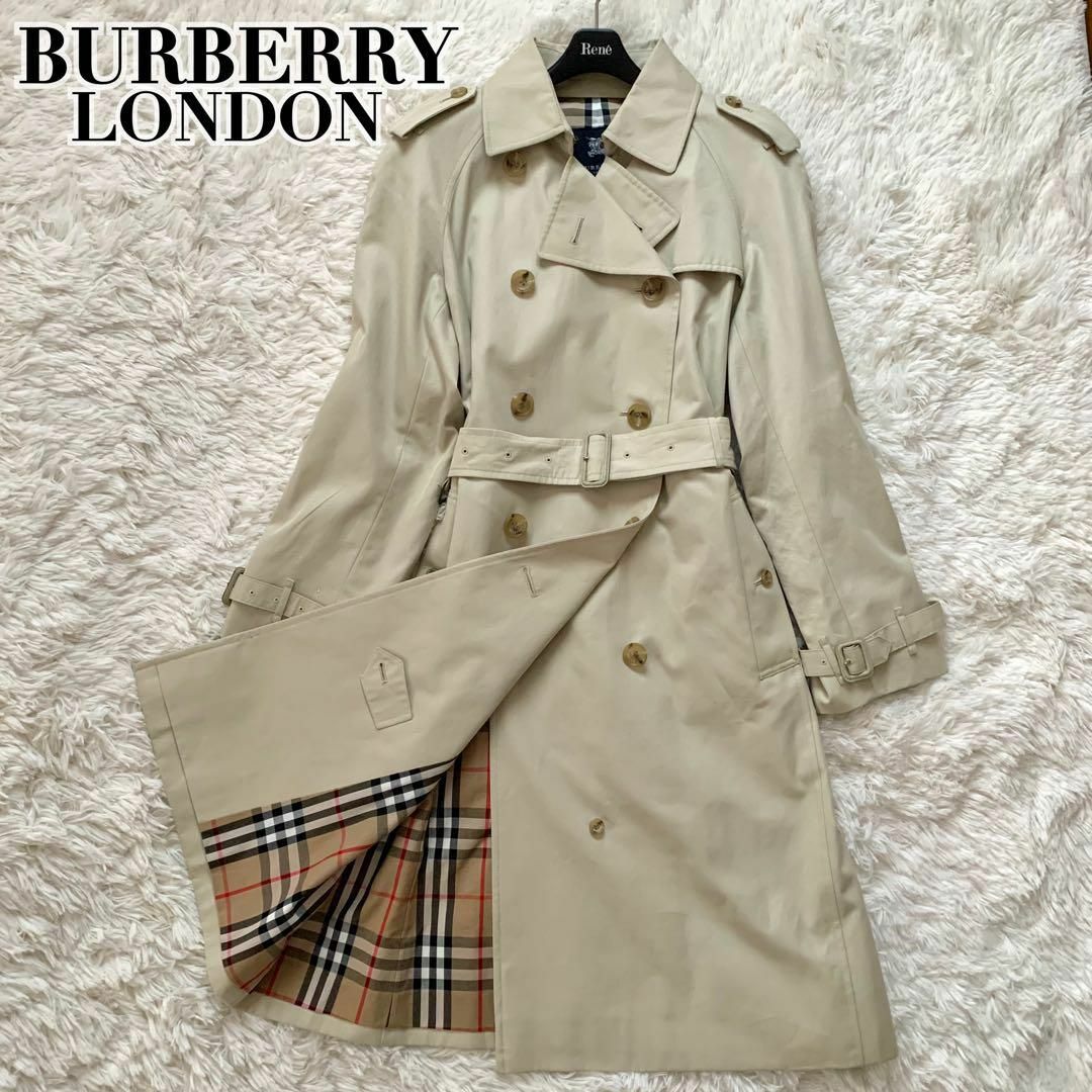 BURBERRY - 極美品✨バーバリー トレンチコート ノバチェック ハニー