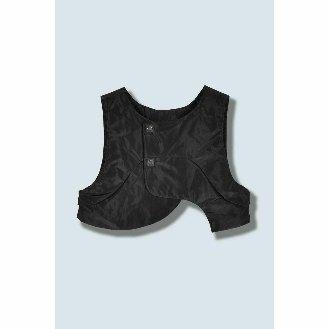 2023AW 新品 OMMO PADDING CIRCLE VEST ブラックポリエステル100%中綿