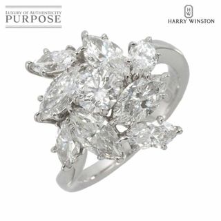 ハリーウィンストン(HARRY WINSTON)のハリーウィンストン HARRY WINSTON ピルエット 9.5号 リング ダイヤ Pt プラチナ 指輪【証明書付き】 VLP 90210411(リング(指輪))