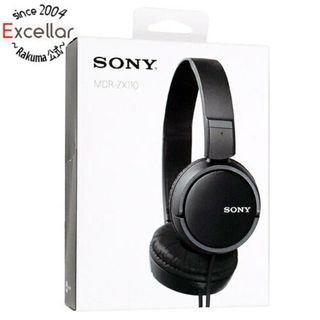 SONY製　密閉型 折りたたみ式ヘッドホン　MDR-ZX110 (B)　ブラック