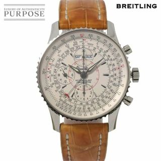 ブライトリング(BREITLING)のブライトリング BREITLING ナビタイマー モンブリランダトラ A21330 クロノグラフ トリプルカレンダー 自動巻き Navitimer VLP 90211535(腕時計(アナログ))