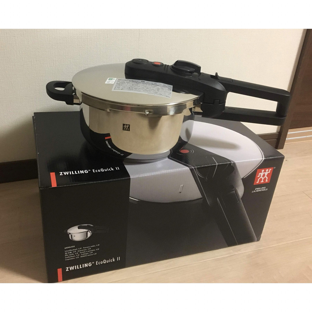 ZWILLING - ツヴィリング エコクイックⅡ 圧力鍋の通販 by yuyu ZWILLING - ツヴィリング エコクイックⅡ 圧力鍋の通販 by yuyu