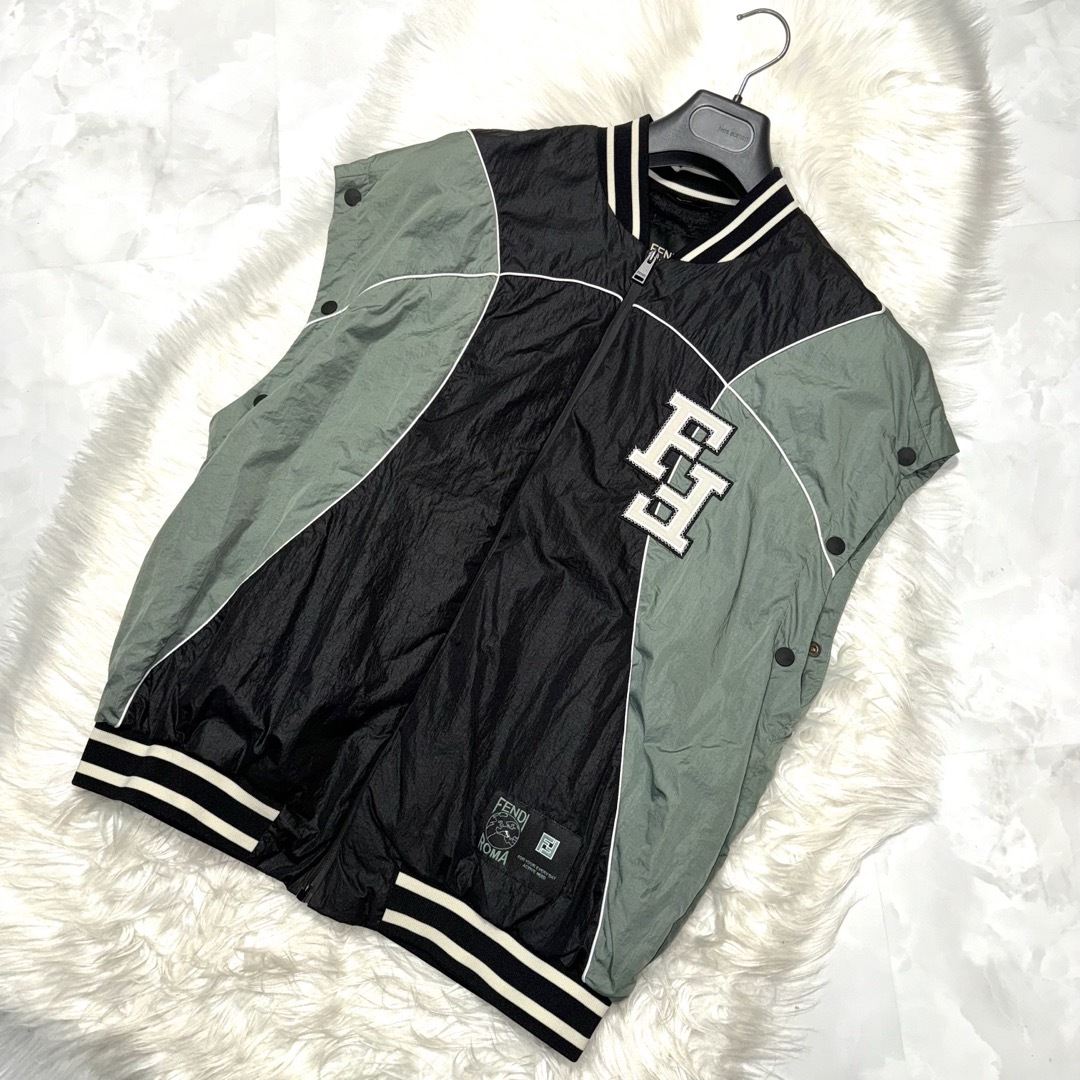 FENDI - 本物 美品 近年モデル フェンディ FF logo ブルゾン FENDI - 本物 美品 近年モデル フェンディ FF logo ブルゾン