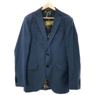 エトロ(ETRO)のETRO エトロ 19AW フラワー エンブロイダリー2Bテーラードジャケット ブルー 48(テーラードジャケット)