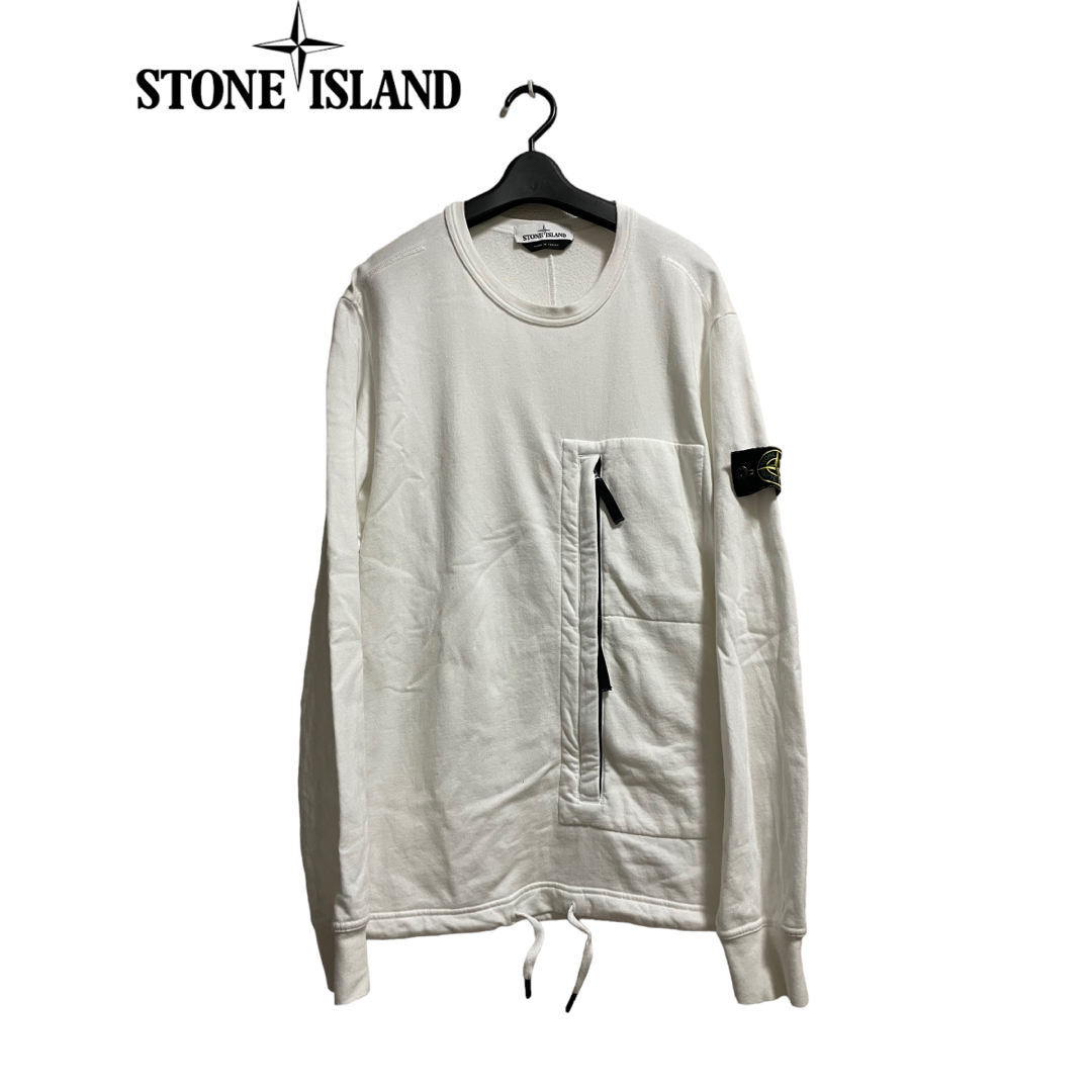 STONE ISLAND(ストーンアイランド)のSTONE ISLAND front zip crew neck メンズのトップス(スウェット)の商品写真