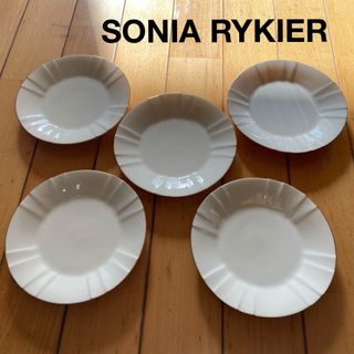 ソニアリキエル(SONIA RYKIEL)の【美品】SONIA RYKIER　ケーキ皿　5枚セット(食器)