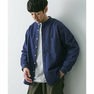 アーバンリサーチドアーズ(URBAN RESEARCH DOORS)の【BLUE】デニムバンドカラーシャツ(シャツ)