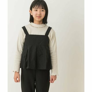 アーバンリサーチドアーズ(URBAN RESEARCH DOORS)の【BLACK】『WEB/一部店舗限定』ペプラムキャミソールブラウス(KIDS)(その他)