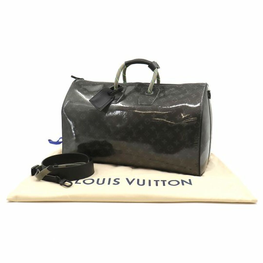 LOUIS VUITTON(ルイヴィトン)の未使用 展示品 ルイ ヴィトン LOUIS VUITTON モノグラム エクリプス グレーズ キーポル バンドリエール 50 2way ボストン バッグ VLP 90208235 メンズのバッグ(ボストンバッグ)の商品写真