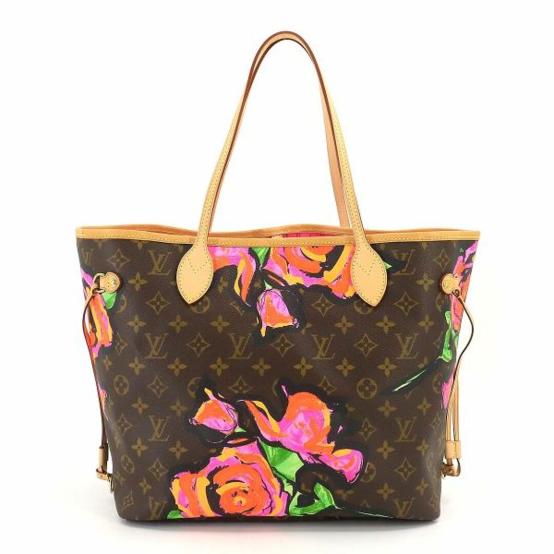 LOUIS VUITTON(ルイヴィトン)の新品同様 ルイ ヴィトン LOUIS VUITTON モノグラム ローズ ネヴァーフル MM トート バッグ ブラウン ピンク M48613 VLP 90216981 レディースのバッグ(トートバッグ)の商品写真