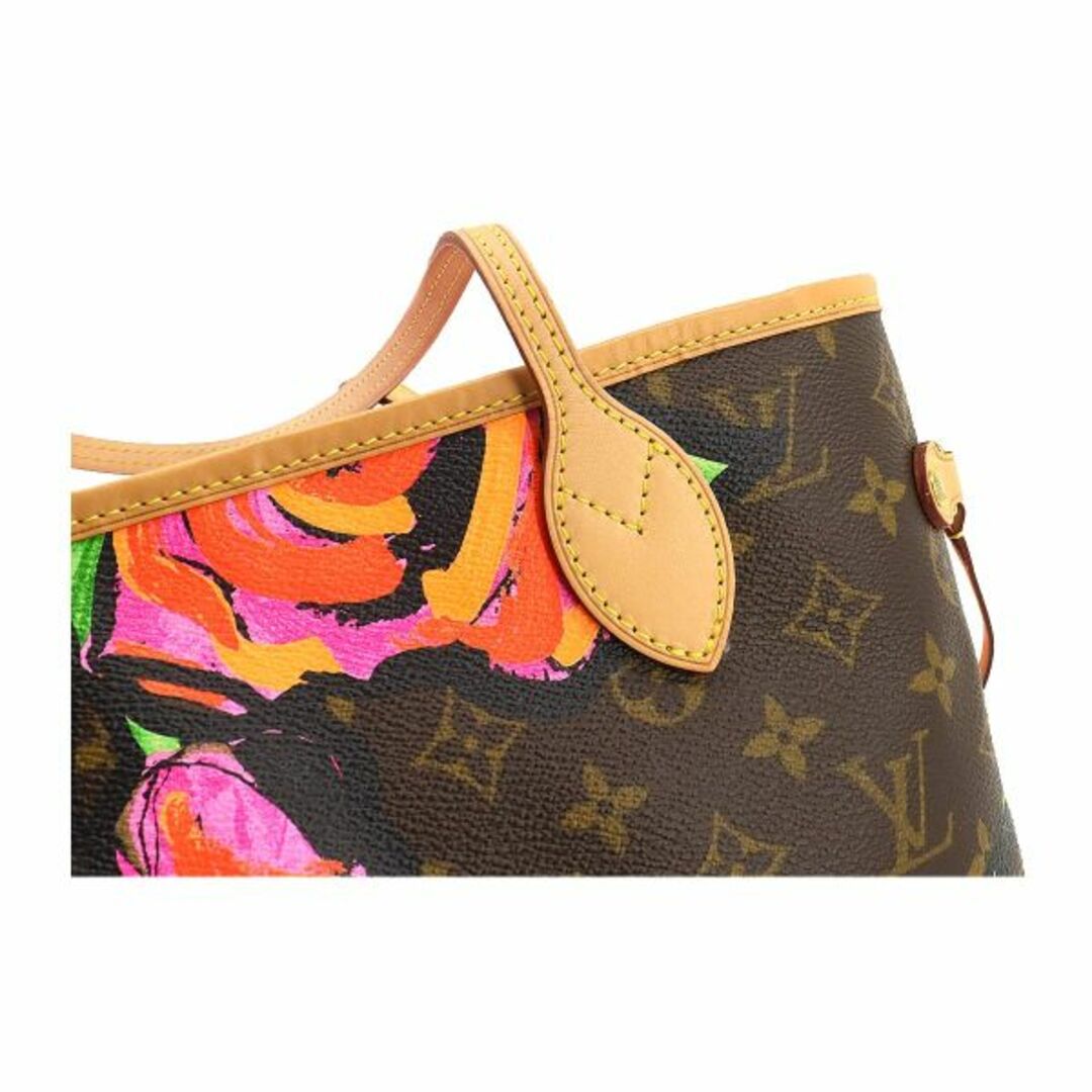 LOUIS VUITTON(ルイヴィトン)の新品同様 ルイ ヴィトン LOUIS VUITTON モノグラム ローズ ネヴァーフル MM トート バッグ ブラウン ピンク M48613 VLP 90216981 レディースのバッグ(トートバッグ)の商品写真