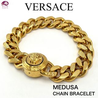 ヴェルサーチ(VERSACE)のヴェルサーチ メデューサ チェーン ブレスレット トリビュートゴールド M (ブレスレット)