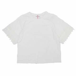 ミュベールワーク(MUVEIL WORK)のミュベールワーク 袖レース 刺繍 Tシャツ カットソー 星形 40 BLM11(Tシャツ(半袖/袖なし))