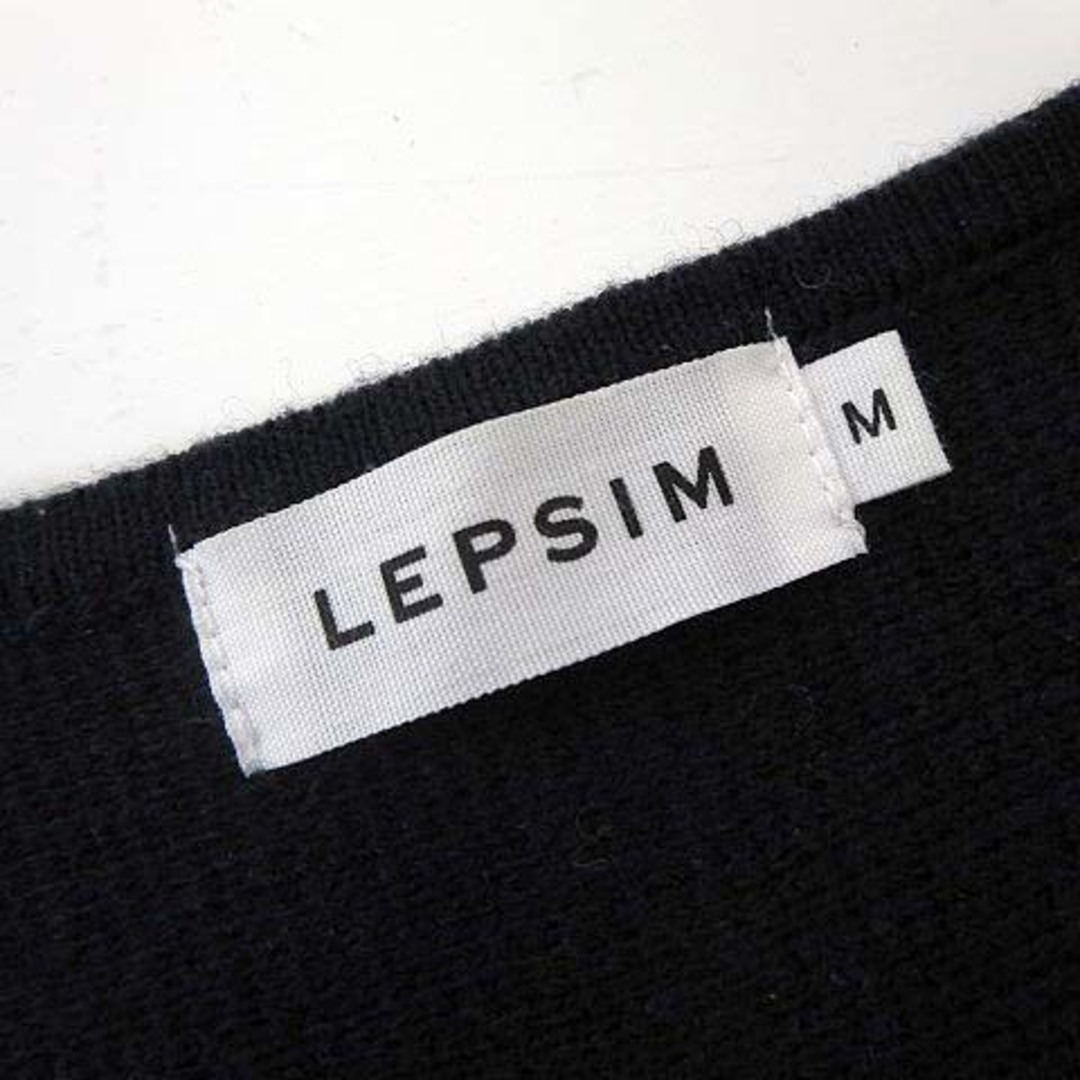LEPSIM LOWRYS FARM(レプシィムローリーズファーム)のレプシィム ローリーズファーム  ニット セーター Aライン 長袖 M 紺 レディースのトップス(ニット/セーター)の商品写真