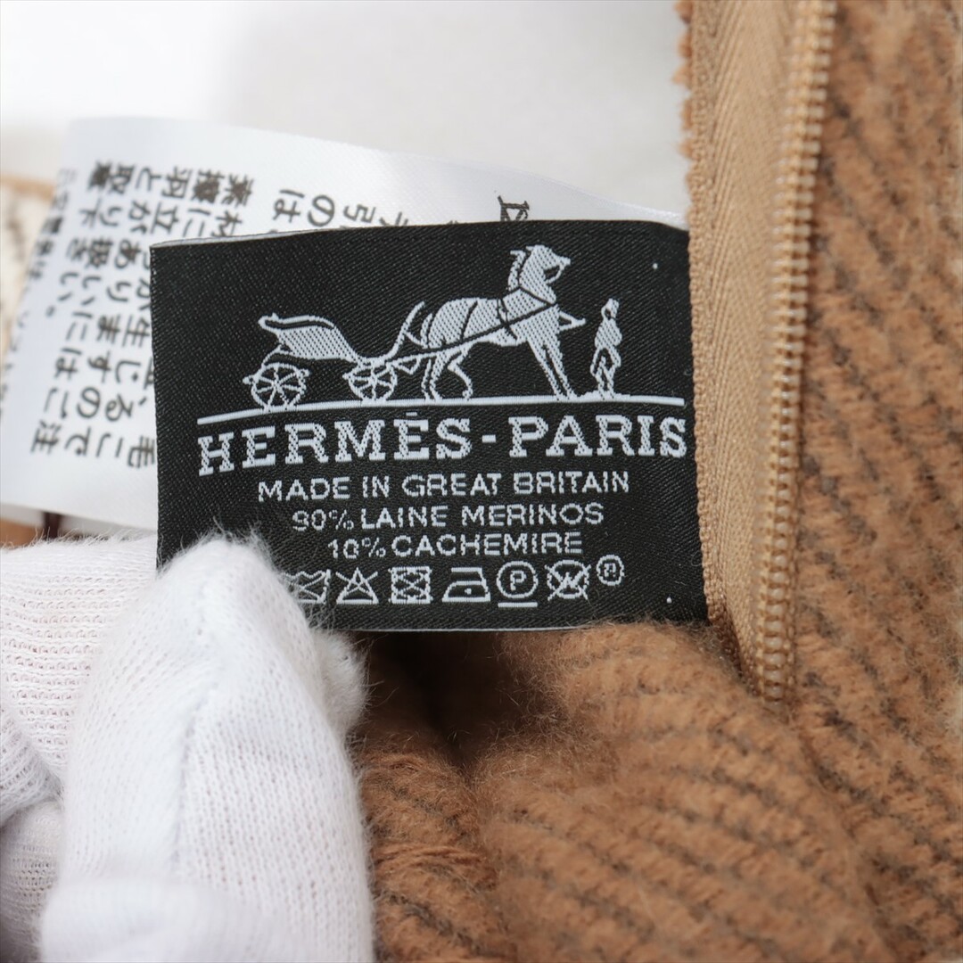 Hermes(エルメス)のエルメス アヴァロン ウール×カシミヤ  ブラウン レディース その他小物 レディースのファッション小物(その他)の商品写真