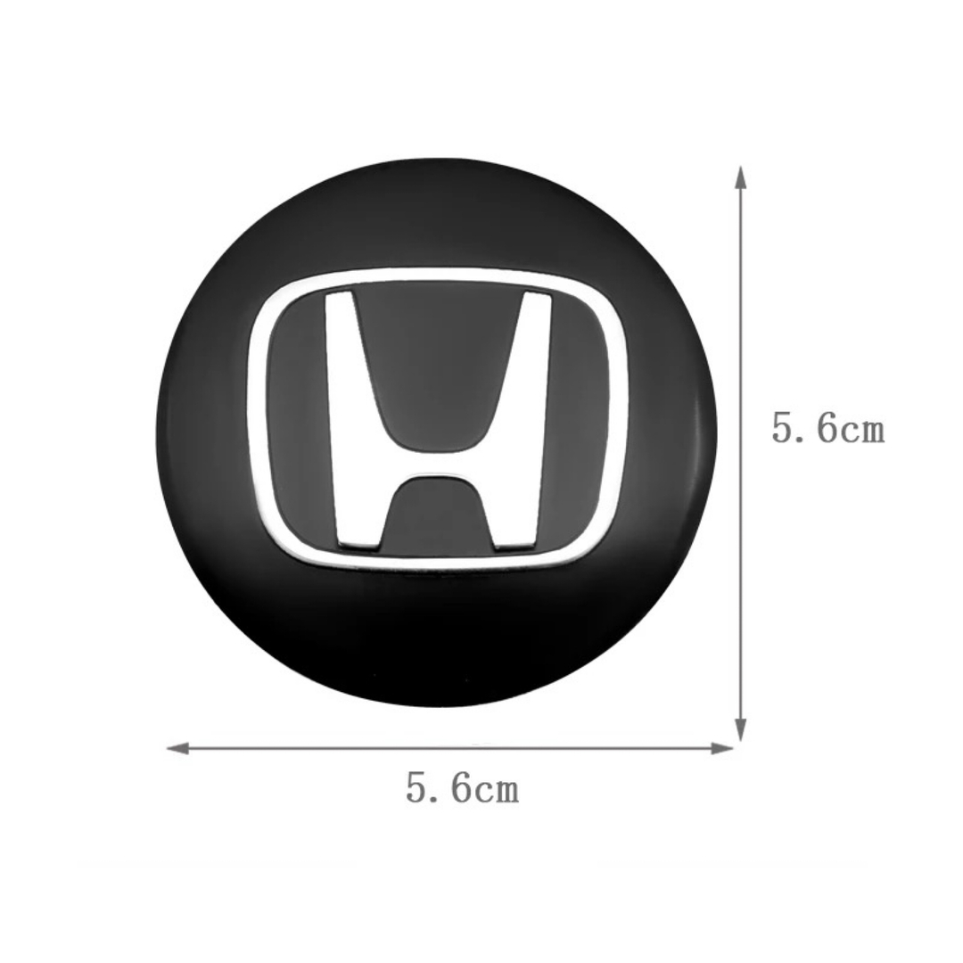 ホンダ用センターホイールキャップステッカー56mm4枚 セット 自動車/バイクの自動車(車外アクセサリ)の商品写真