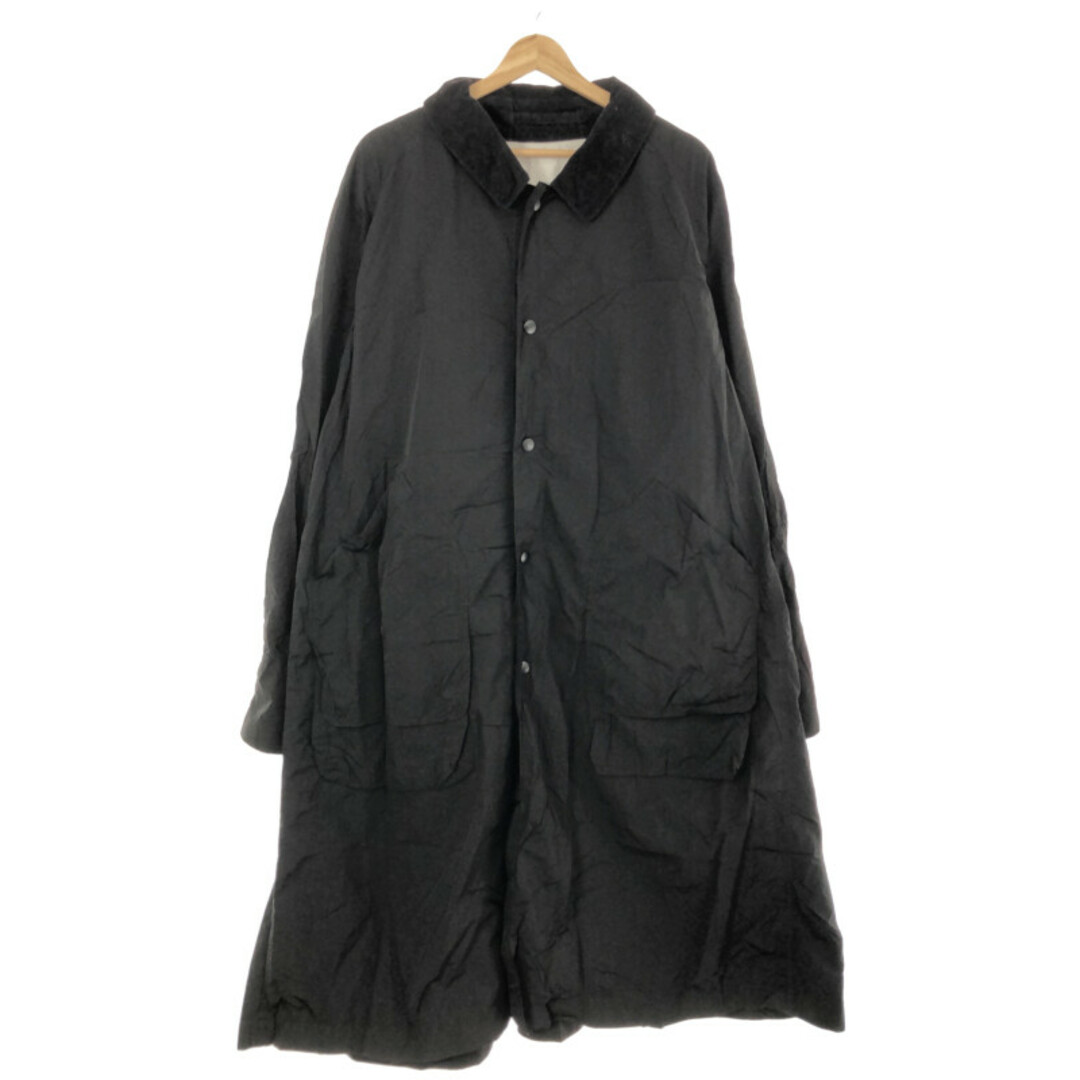新品未使用品Ｓnanamica ナナミカ 20SS Soutien Collar Coat ナイロンステンカラーコート ブラック L SUBS020