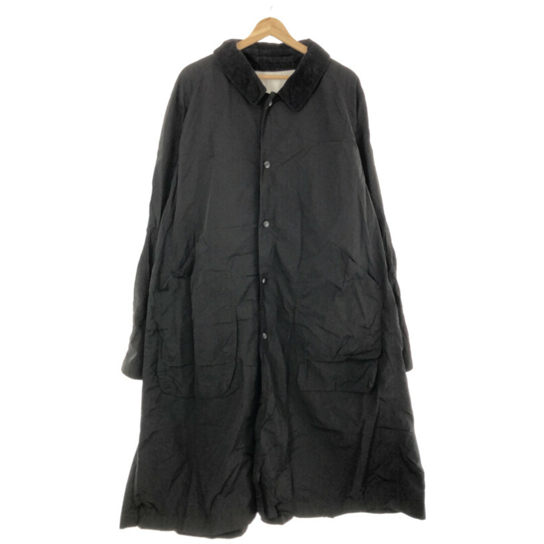 nanamica(ナナミカ)のnanamica ナナミカ 20SS Soutien Collar Coat ナイロンステンカラーコート ブラック L SUBS020 メンズのジャケット/アウター(ステンカラーコート)の商品写真