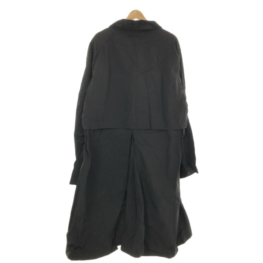 nanamica(ナナミカ)のnanamica ナナミカ 20SS Soutien Collar Coat ナイロンステンカラーコート ブラック L SUBS020 メンズのジャケット/アウター(ステンカラーコート)の商品写真