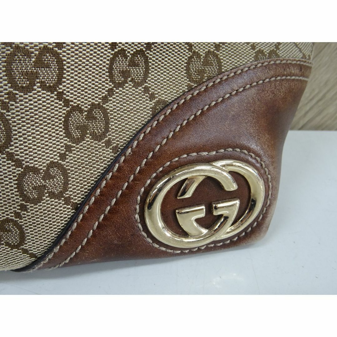 Gucci(グッチ)のM水009 / GUCCI GG柄 トートバッグ キャンバス レザー レディースのバッグ(トートバッグ)の商品写真