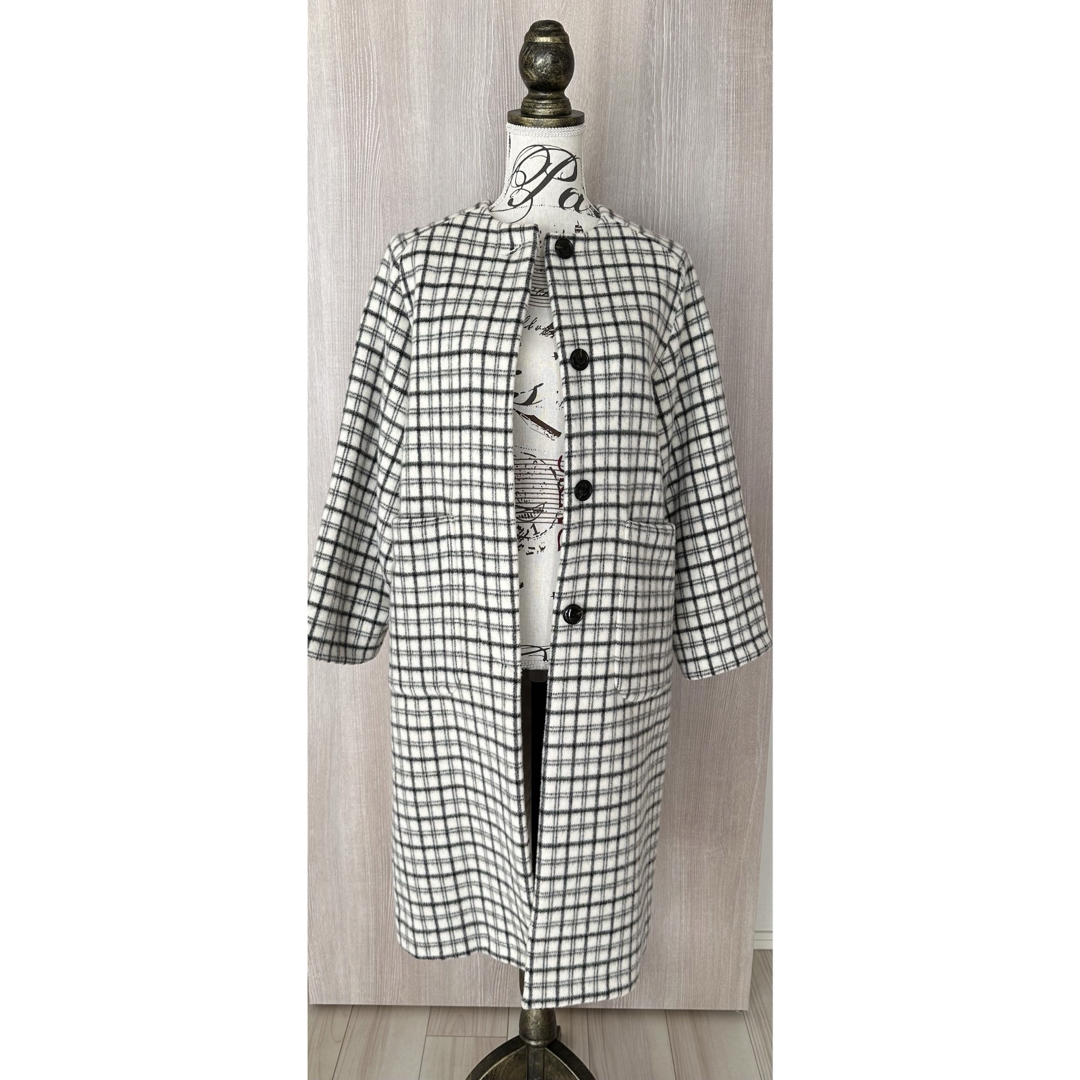 新品未使用】SLOBE IENA ノーカラーコート 新品未使用】SLOBE IENA ノーカラーコート