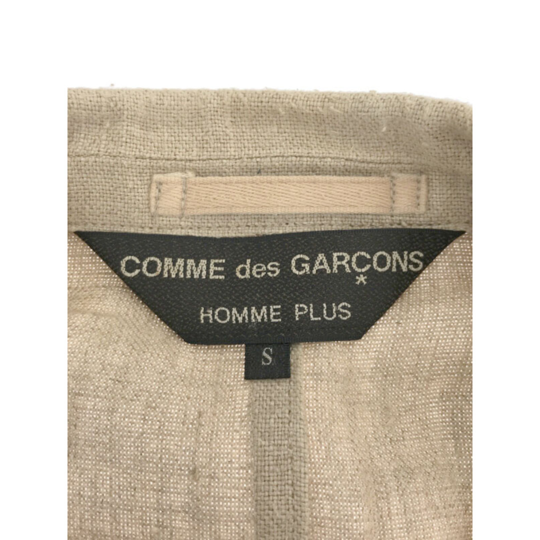 COMME des GARCONS(コムデギャルソン)のCOMME des GARCONS HOMME PLUS コム デギャルソンオムプリュス 2001SS リネンテーラードジャケット ベージュ S PE-J073 メンズのジャケット/アウター(テーラードジャケット)の商品写真