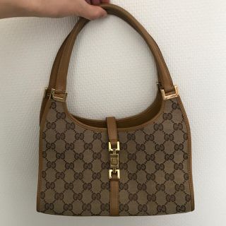 グッチ(Gucci)のGUCCI ジャッキー GGキャンバス(ハンドバッグ)