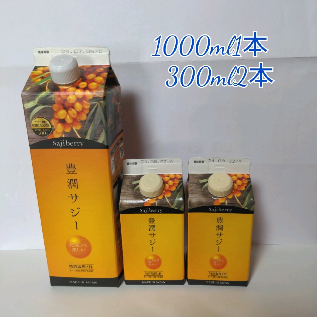 豊潤サジー 1000ml、300ml 各2本豊潤サジー - 健康用品