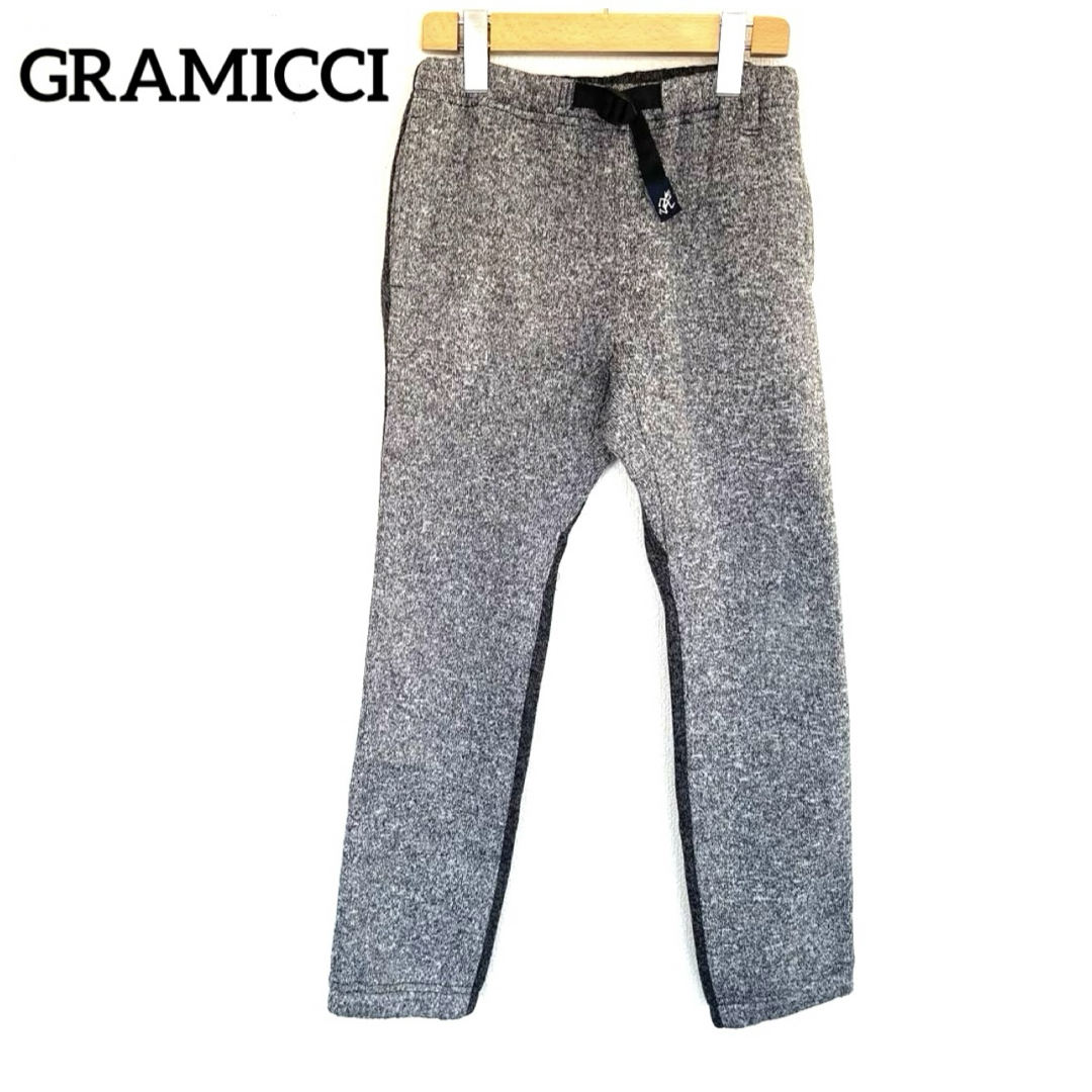 GRAMICCI(グラミチ)のグラミチ　パンツ　スウェット　子供服　キッズ　150 厚手　防寒　グレー系 キッズ/ベビー/マタニティのキッズ服男の子用(90cm~)(パンツ/スパッツ)の商品写真