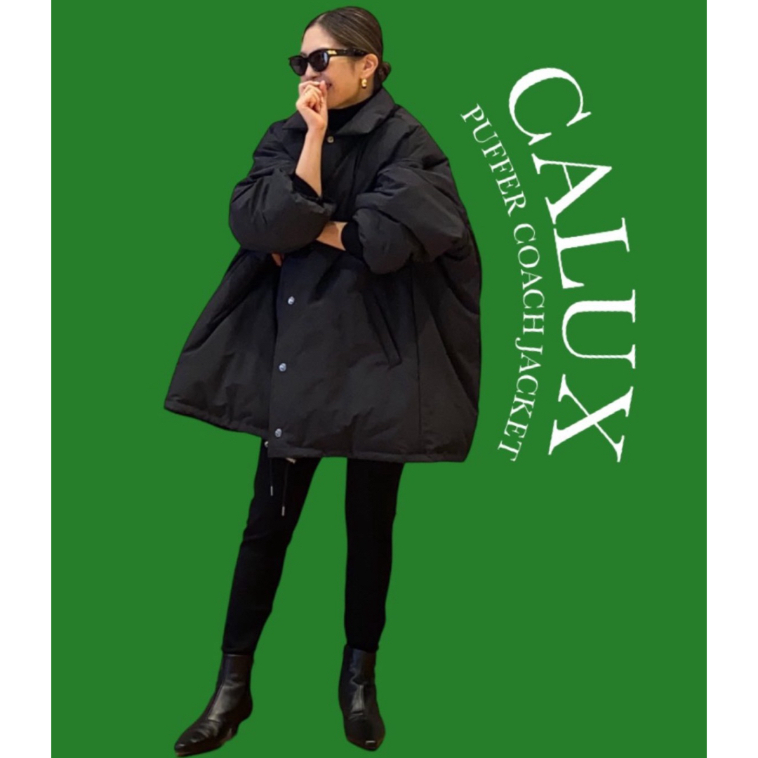 DEUXIEME CLASSE(ドゥーズィエムクラス)の新品！ 【CALUX/キャラクス】 PUFFER COACH JACKET レディースのジャケット/アウター(ダウンジャケット)の商品写真