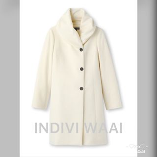 インディヴィ(INDIVI)の最終sale⭐︎未使用に近い✦︎インディヴィ❤︎ボリュームカラー ロングコート(ロングコート)