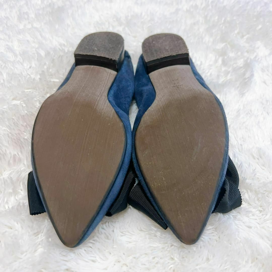 美品DIANAダイアナスエード フラット リボン パンプス 匿名配送 レディースの靴/シューズ(ハイヒール/パンプス)の商品写真