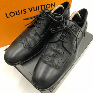 ルイヴィトン(LOUIS VUITTON)のLOUIS VUITTON レザーローファー マヒナ パンチング手裏剣(ドレス/ビジネス)