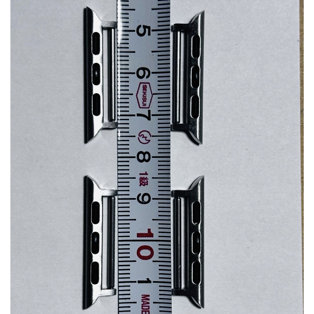 AppleWatch バンド 38/40/41mm用アダプター ピンタイプ2組② ハンドメイドの素材/材料(各種パーツ)の商品写真