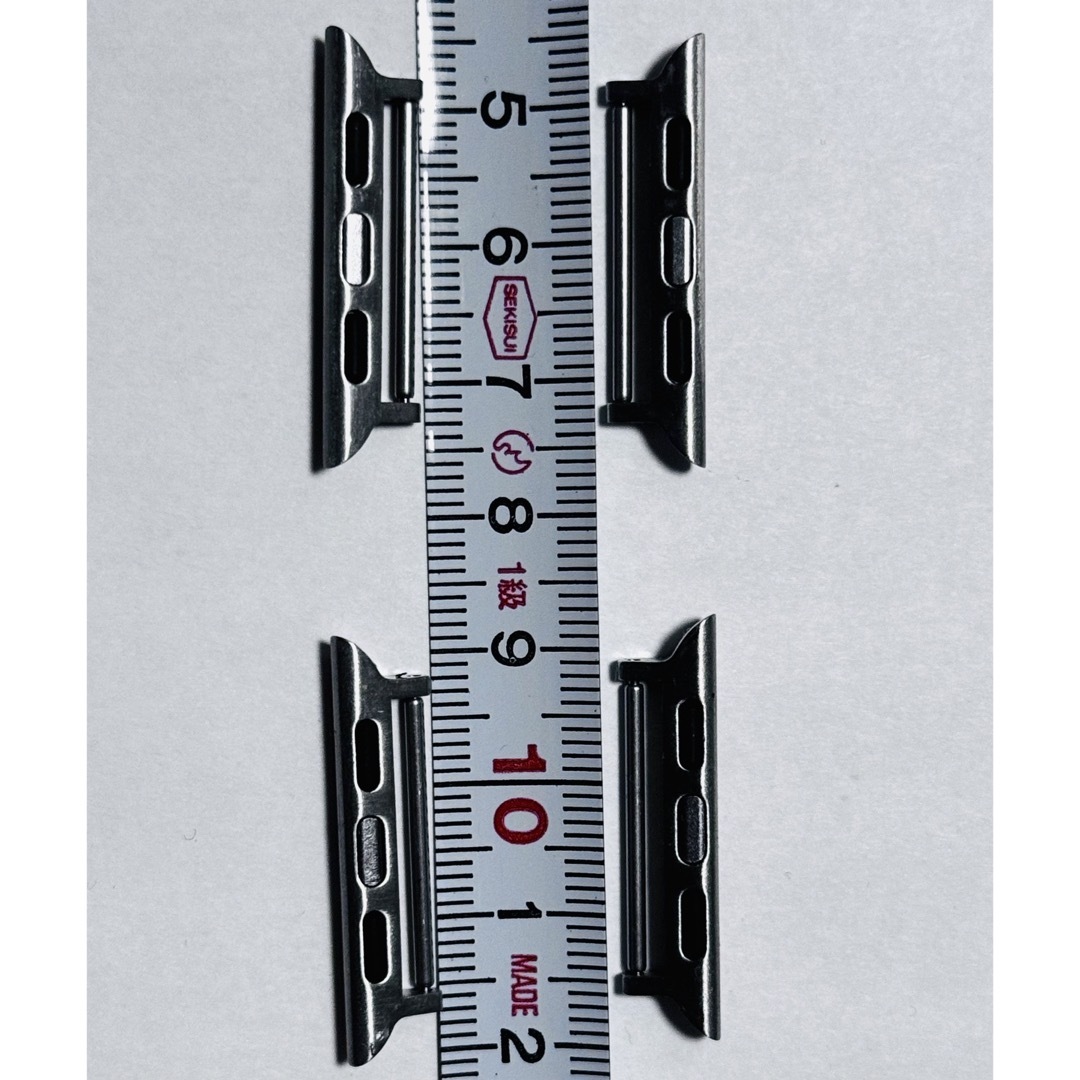 AppleWatch バンド 38/40/41mm用アダプター ピンタイプ2組② ハンドメイドの素材/材料(各種パーツ)の商品写真