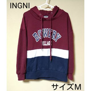 イング(INGNI)のINGNI＊パーカー・サイズＭ＊長袖・裏起毛＊トップス・レディース＊秋冬服(パーカー)