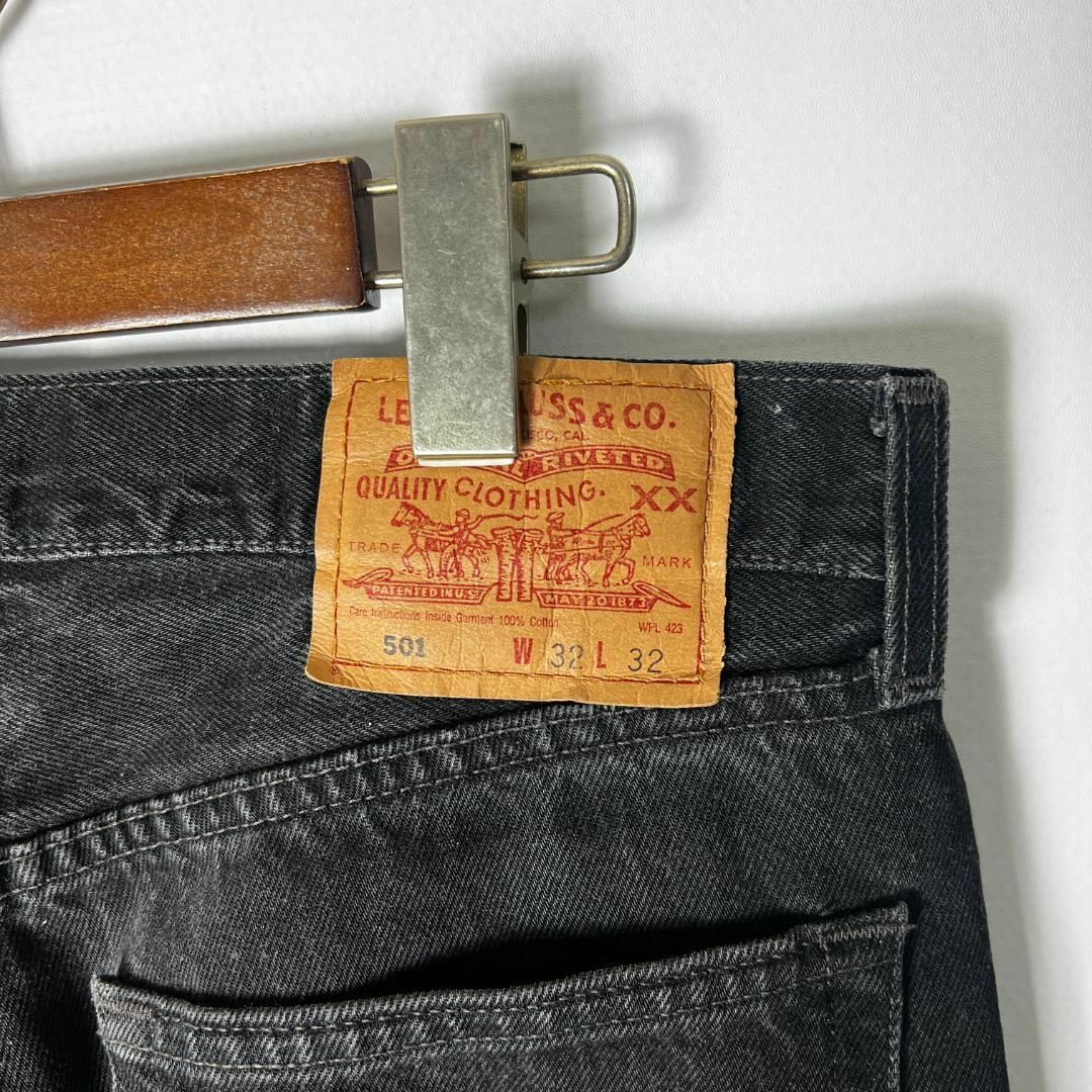 Levi's(リーバイス)の00s LEVI'S リーバイス ブラック 501 デニム メンズのパンツ(デニム/ジーンズ)の商品写真