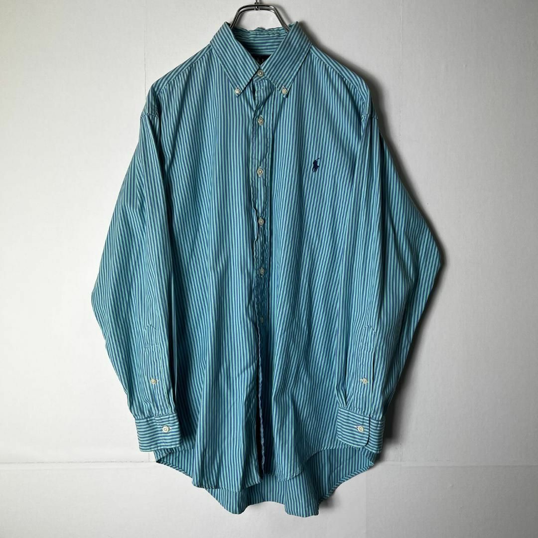 90s Ralph Lauren ラルフローレン ストライプ シャツ メンズのトップス(シャツ)の商品写真