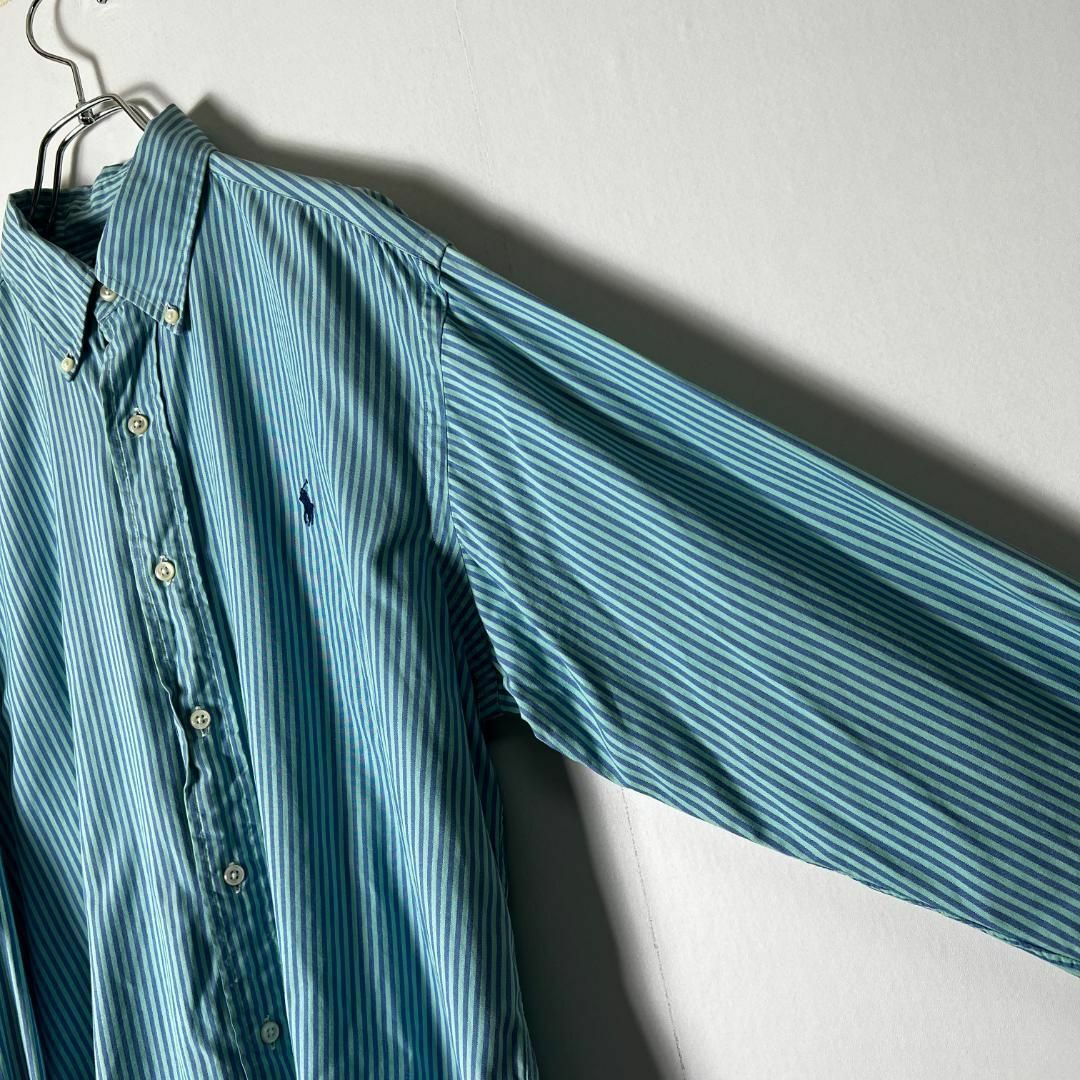 90s Ralph Lauren ラルフローレン ストライプ シャツ メンズのトップス(シャツ)の商品写真